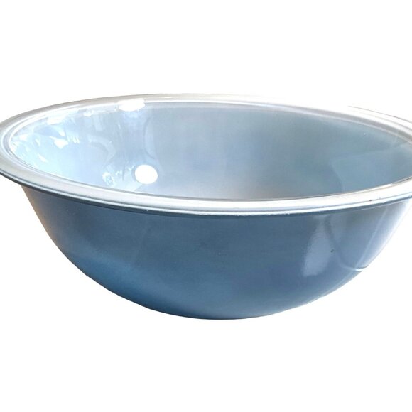 Pyrex 2.5L Moody Blues Mixing Serving Bowl Clear‎ Bottom Minor Imperfections - Picture 6 of 7